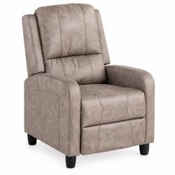 Sersimo Fotoliu relax recliner cu mecanism Push-Back pentru inclinare si o pozitie confortabila de odihna, tapiterie moale din chenille, sezut cu spuma de ina (SPOT-1212804-212513)