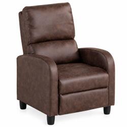 Sersimo Fotoliu relax recliner cu mecanism Push-Back pentru inclinarea spatarului si o pozitie confortabila de odihna, tapiterie moale din chenille, sezut cu (SPOT-1212805-212514)