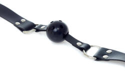Fetish B - Series Knebel Ball Szájpecek Légzőnyílás, Állítható pánt Fekete 3, 3 cm átmérő