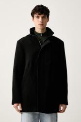 G-Star RAW férfi kabát gyapjúval Garber Wool Trench - fekete XL
