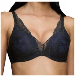 Triumph Merevítős csipkés melltartó Body Make-up Illusion fekete 75C (102197100004-1213)