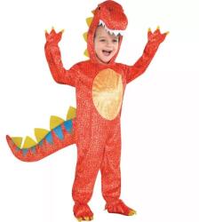 Amscan Dinoszaurusz jelmez - piros - 4-6 éveseknek (JVL-DPA84466155)