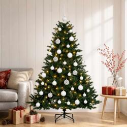  Brad de Crăciun artificial cu glob 120 cm 150 LED-uri Alb cald (3466039-3466039)