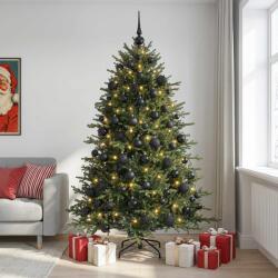  Brad de Crăciun artificial cu glob 180 cm 300 LED-uri Alb cald (3466421-3466421)