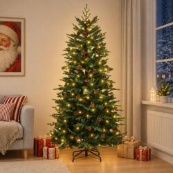  Brad de Crăciun artificial cu ramuri articulare 150 cm (3465522-3465522)