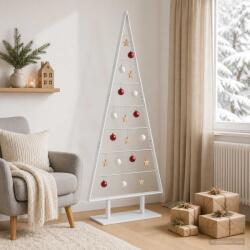  Pom de Crăciun din metal KUOPIO 150 cm Oțel Alb (42053843-42053843)
