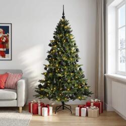  Brad de Crăciun artificial cu glob 210 cm 300 LED-uri Alb cald (3466395-3466395)