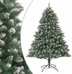  Brad de Crăciun artificial cu suport, 210 cm, PVC (345162-345162)