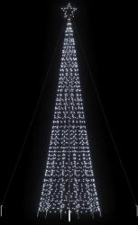  Pom de Crăciun LED cu țepi 1534 LED-uri Alb Rece 500 cm (4016405-4016405)