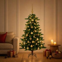  Artificial Christmas Tree with Bauble 120 cm 150 LED-uri (3461385-3461385)