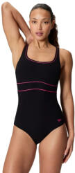Speedo contour eclipse solid anthracite/ruby xl - uk38