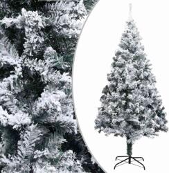  Pom de Crăciun artificial cu zăpadă, verde, 180 cm, PVC (320964-320964)