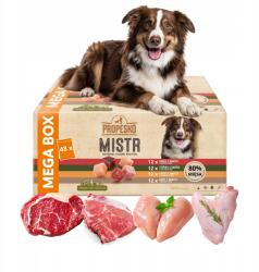 Propesko Nedves kutyaeledel 80% Gabonamentes Box Tasak 48x 85g Propesko szószban Mix