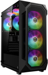 Ion Computers Геймърски компютър ION AURA GC1 Elite с процесор Intel Core i3-12100F, видео карта Radeon RX 7600 8GB GDDR6, RAM памет 16GB(2x8GB) DDR4 3200MHz, SSD 1TB NVMe M. 2 PCIe Gen3 (c006436)