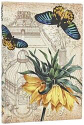 Paperblanks Notes Golden Fritillaria Midi gładki, Paperblanks