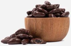 GRIZLY Prune în ciocolată neagră 500 g