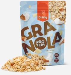 GRIZLY Granola cu proteine ciocolată albă și cocos 450 g
