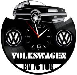  Ceas de perete din disc de vinil, Model Volkswagen, Negru, 30 cm - cod CB2104