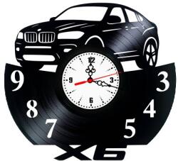  Ceas de Perete Artizanal din Vinil „BMW X6 SUV - Lucrat Manual, Cadou de Lux pentru Pasionații Auto