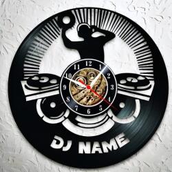  Ceas de perete din disc de vinil, Model DJ, Negru, 30 cm - cod CB4433