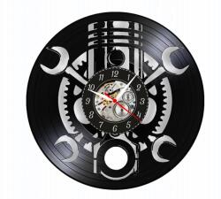  Ceas de perete din disc de vinil, Model Mecanic, Negru, 30 cm - cod CB3041
