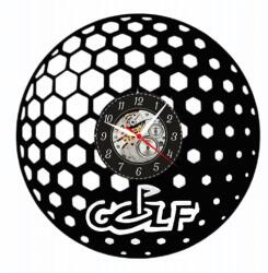  Ceas de perete din disc de vinil, Model Golf, Negru, 30 cm - cod CB5671