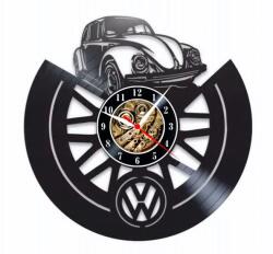  Ceas de perete din disc de vinil, Model Volkswagen, Negru, 30 cm - cod CB4918