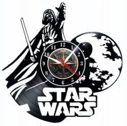  Ceas de perete din disc de vinil, Model Star Wars, Negru, 30 cm - cod CB5351