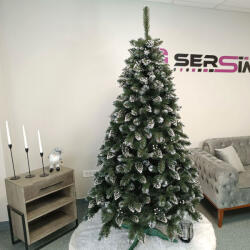 Sersimo Brad artificial nins cu merisoare Sersimo Crystal Deluxe 220 cm (U-Crystal-Bry-220)