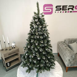 Sersimo Brad artificial Christmas Deluxe by Sersimo, Crystal nins cu merisoare, 2D, 200cm (U-Crystal-Bry-200)