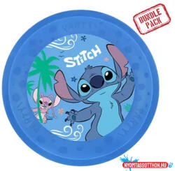 Procos Disney Lilo és Stitch, A csillagkutya Angel micro prémium műanyag lapostányér 4 db-os szett 21 cm (PNN96921) - nyomtassotthon