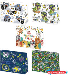 Pol-Mak Fiús Play papír ajándéktasak, ajándékzacskó 38x29x10 cm (PKK769787)
