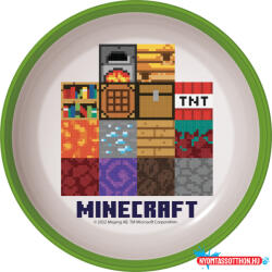  Minecraft Crafters csúszásmentes micro mélytányér (85SSS40491) - nyomtassotthon