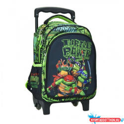 GIM Tini Nindzsa Teknőcök Power gurulós ovis hátizsák, táska 30 cm (GIM33426072)