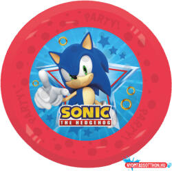 Procos Sonic a sündisznó Sega micro prémium műanyag lapostányér 4 db-os szett 21 cm (PNN96757)