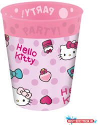 Hello Kitty Fashion micro prémium műanyag pohár szett 4 db-os 250 ml (PNN97961)