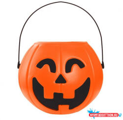 GoDan Halloween Tök Smile cukorka gyűjtő vödör 16x14 cm (MLG194739) - nyomtassotthon