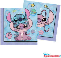 Procos Disney Lilo és Stitch, A csillagkutya Angel Cute szalvéta 20 db-os 33x33 cm FSC (PNN98783) - nyomtassotthon