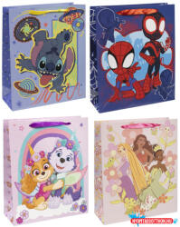 Totum Disney Happy papír ajándéktasak, ajándékzacskó 32x27x10 cm (CCG760004)