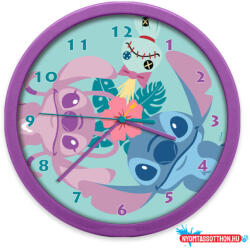 Kids Licensing Disney Lilo és Stitch, A csillagkutya Island falióra 25 cm (EWA3098LAS) - nyomtassotthon