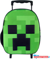 Mister Licence Minecraft Face gurulós ovis 3D hátizsák, táska 32 cm (MSL706919)