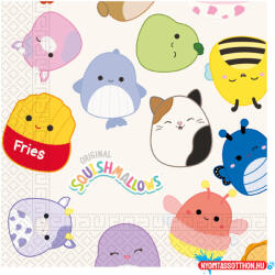 Squishmallows Jazwares szalvéta 20 db-os 33x33 cm FSC (PNN98277)