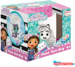 Totum Gabi babaháza Cats festhető porcelán bögre 235 ml Díszdobozban (CCG420977)