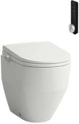 Laufen Cleanet Pro - Bideu electronic stativ cu vas ceramic, scurgere vario, Rimless, SoftClose, alb H603890000S002 (H603890000S002)
