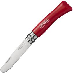 Opinel Gyerekkés N°07MY FIRST OPINEL 8 cm, piros, gyertyán fa, Opinel (OPIA0045809V01)
