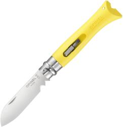 Opinel Zsebkés N°09 DIY 8 cm, sárga, műanyag, Opinel (OPIA0045938)