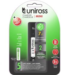 Uniross MINI [USB] + 2xAAA600 HYBRIO (4895122319385)