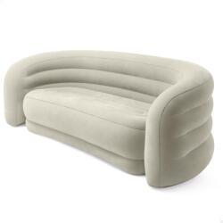 Intex Canapea Curba Intex 66571NP, 229 x 109 x 81 cm, Oliv-Bej (29988711)