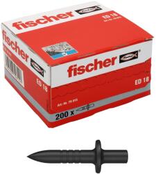 Fischer Pereche cuie fischer ED 18, 200 bucati, gri, montaj rapid (55642570)