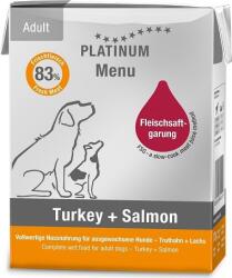 PLATINUM Menu Turkey + Salmon (12 x 375 g = 12 doboz) 4.5kg